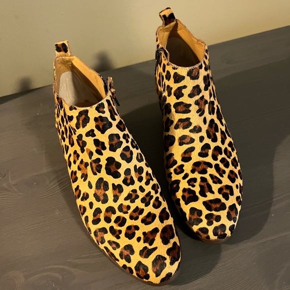 J Crew Sawyer Calf Hair Ankle Booties NEW - Picture 3 of 7